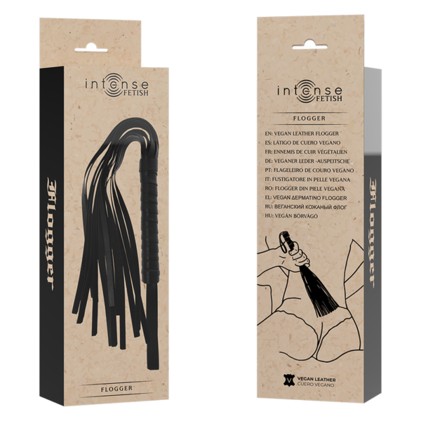 INTENSE FETISH - FLOGGER EN CUIR VÉGÉTALIEN - – Image 5