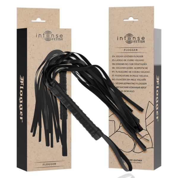 INTENSE FETISH - FLOGGER EN CUIR VÉGÉTALIEN -
