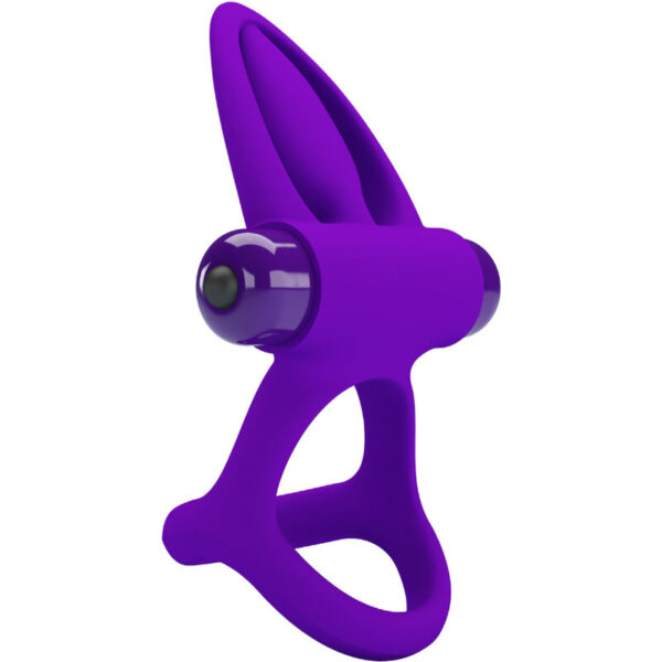 PRETTY LOVE - ANNEAU VIBRATEUR 10 VIBRATIONS SILICONE VIOLETTE - – Image 3