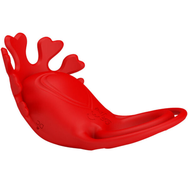 PRETTY LOVE - ANNEAU VIBRATEUR RUBEN 7 VIBRATIONS SILICONE ROUGE - – Image 5