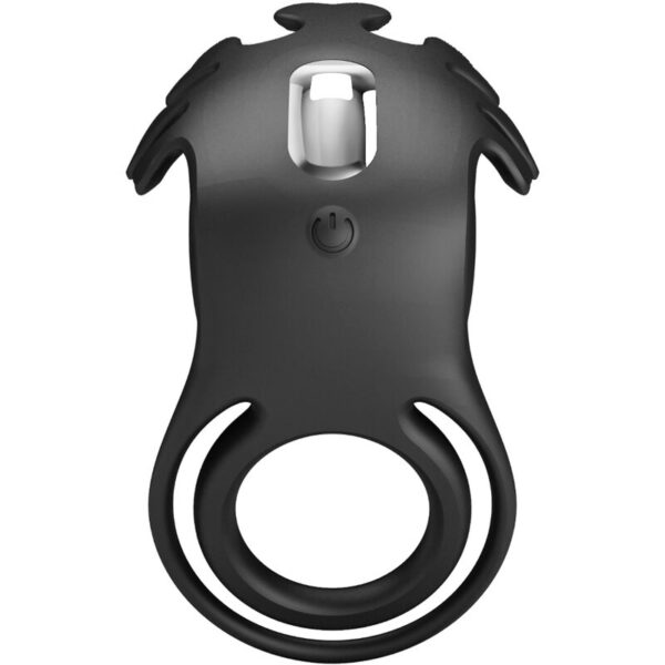 PRETTY LOVE - ANNEAU VIBRATEUR RUBEN 7 VIBRATIONS SILICONE NOIR - – Image 4