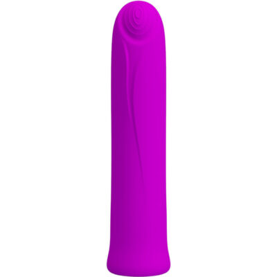 PRETTY LOVE - VIBRATEUR CURTIS MINI SUPER POWER 12 VIBRATIONS EN SILICONE VIOLETTE -