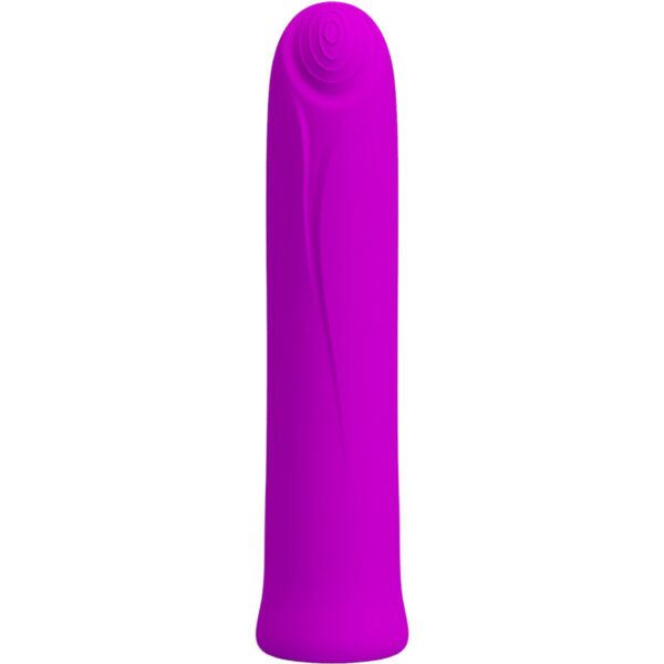 PRETTY LOVE - VIBRATEUR CURTIS MINI SUPER POWER 12 VIBRATIONS EN SILICONE VIOLETTE -