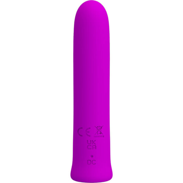 PRETTY LOVE - VIBRATEUR CURTIS MINI SUPER POWER 12 VIBRATIONS EN SILICONE VIOLETTE - – Image 3