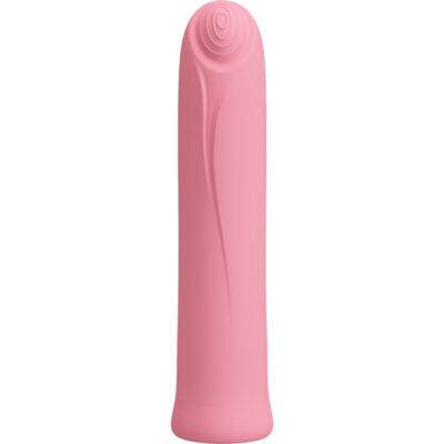 PRETTY LOVE - VIBRATEUR CURTIS MINI SUPER POWER 12 VIBRATIONS EN SILICONE ROSE -