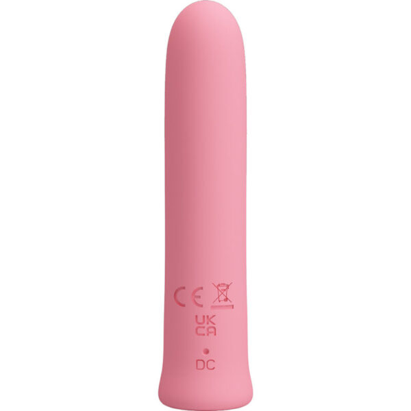 PRETTY LOVE - VIBRATEUR CURTIS MINI SUPER POWER 12 VIBRATIONS EN SILICONE ROSE - – Image 3