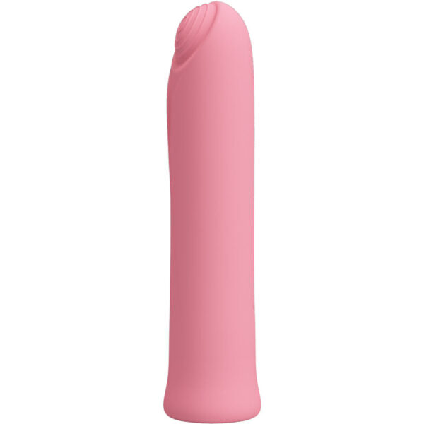 PRETTY LOVE - VIBRATEUR CURTIS MINI SUPER POWER 12 VIBRATIONS EN SILICONE ROSE - – Image 2