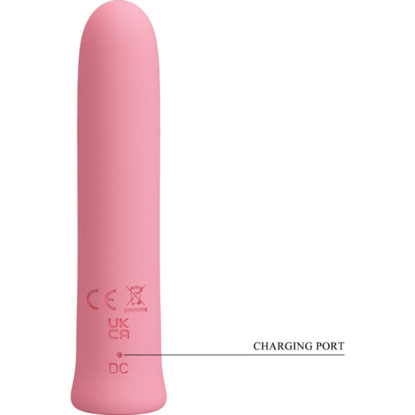 PRETTY LOVE - VIBRATEUR CURTIS MINI SUPER POWER 12 VIBRATIONS EN SILICONE ROSE - – Image 4