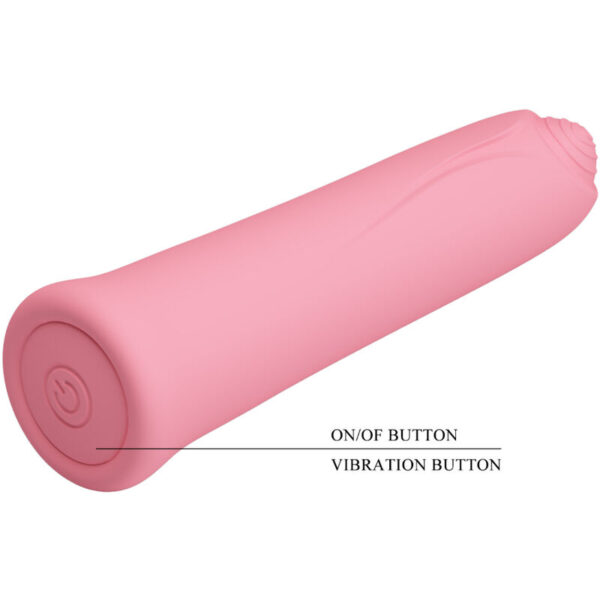 PRETTY LOVE - VIBRATEUR CURTIS MINI SUPER POWER 12 VIBRATIONS EN SILICONE ROSE - – Image 7