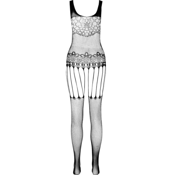 PASSION - BODYSTOCKING ECO COLLECTION ECO BS001 NOIR - – Image 4