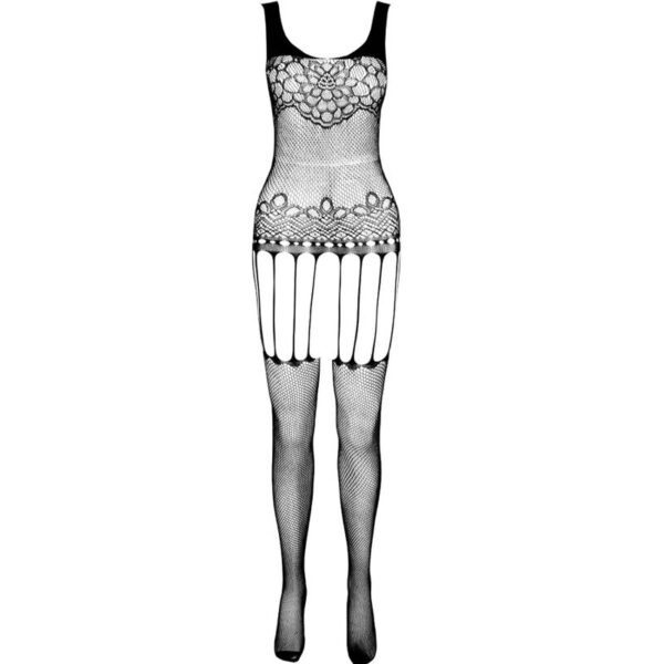 PASSION - BODYSTOCKING ECO COLLECTION ECO BS001 NOIR - – Image 3
