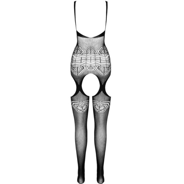 PASSION - BODYSTOCKING ECO COLLECTION ECO BS005 NOIR - – Image 4
