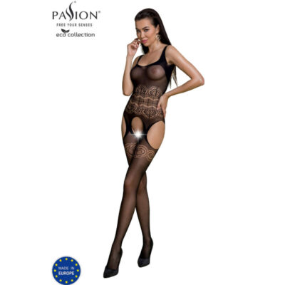 PASSION - BODYSTOCKING ECO COLLECTION ECO BS005 NOIR -