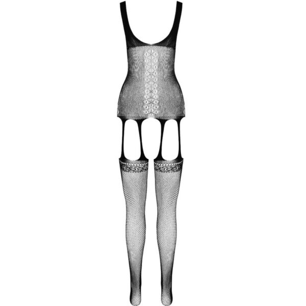 PASSION - BODYSTOCKING ECO COLLECTION ECO BS007 BLANC - – Image 4