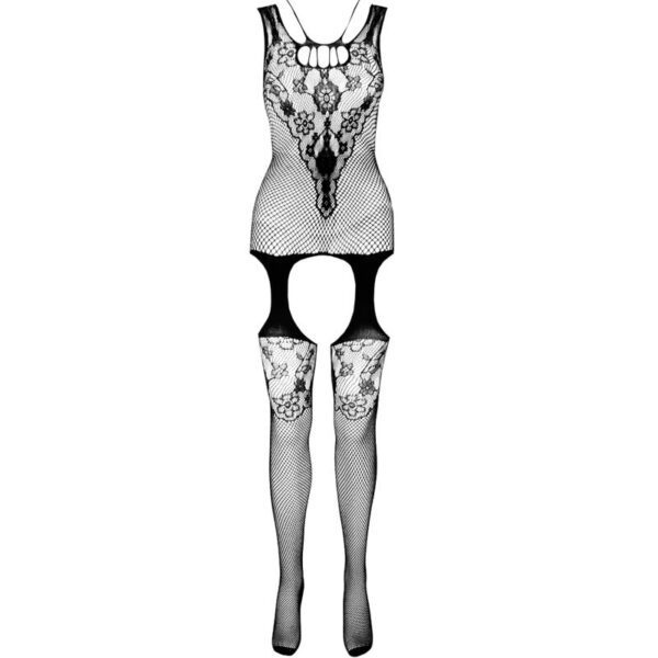 PASSION - BODYSTOCKING ECO COLLECTION ECO BS011 ROUGE - – Image 3
