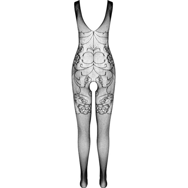 PASSION - BODYSTOCKING ECO COLLECTION ECO BS012 NOIR - – Image 4