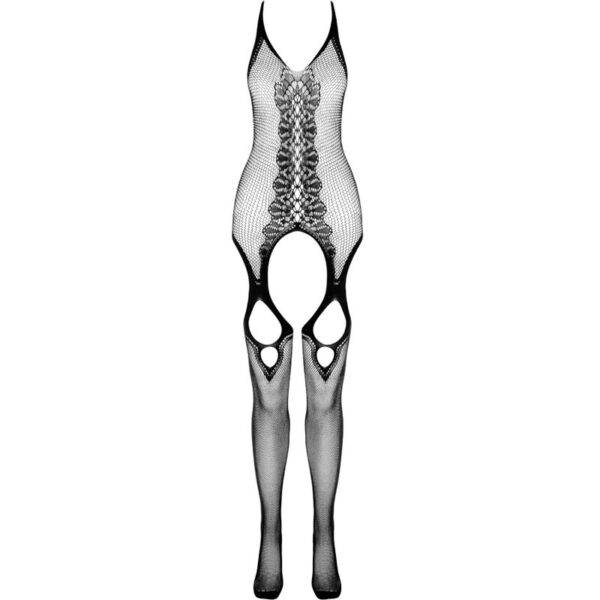 PASSION - BODYSTOCKING ECO COLLECTION ECO BS013 NOIR - – Image 3