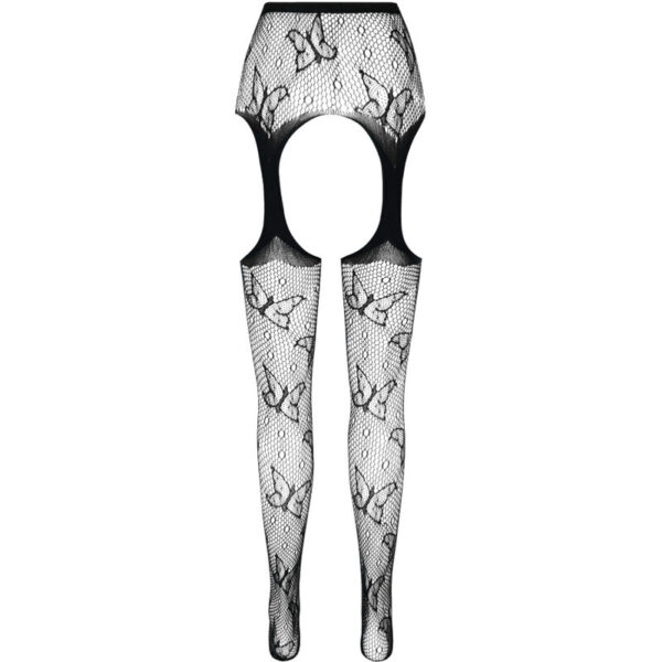 PASSION - BODYSTOCKING ECO COLLECTION ECO S001 NOIR - – Image 4