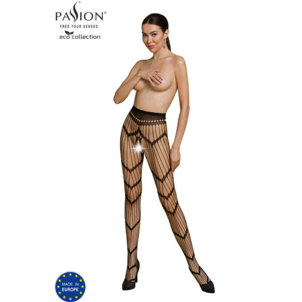 PASSION - BODYSTOCKING ECO COLLECTION ECO S006 NOIR -