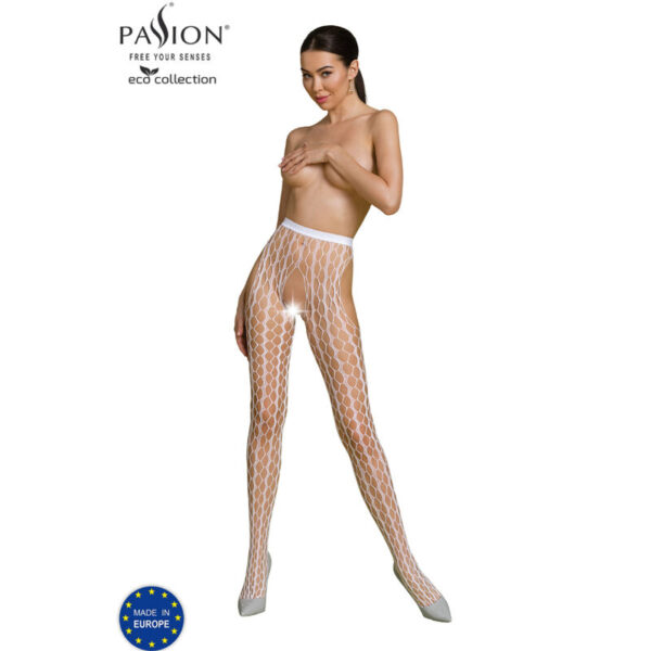 PASSION - BODYSTOCKING ECO COLLECTION ECO S007 BLANC -