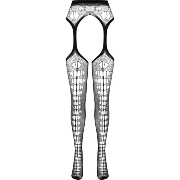 PASSION - BODYSTOCKING ECO COLLECTION ECO S008 NOIR - – Image 3