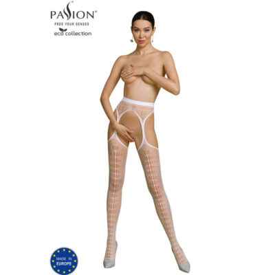 PASSION - BODYSTOCKING ECO COLLECTION ECO S008 BLANC -