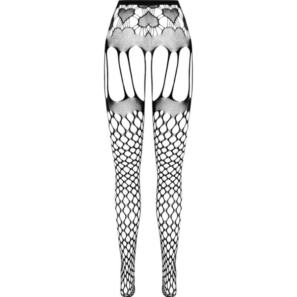 PASSION - BODYSTOCKING ECO COLLECTION ECO S009 NOIR - – Image 4