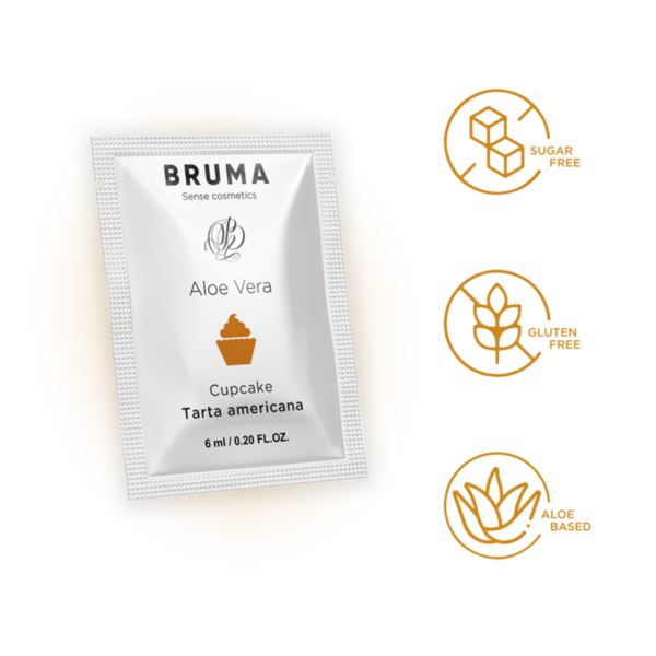 BRUMA - GEL GLISSANT À L''ALOE VERA SAVEUR CUPCAKE 6 ML - – Image 2