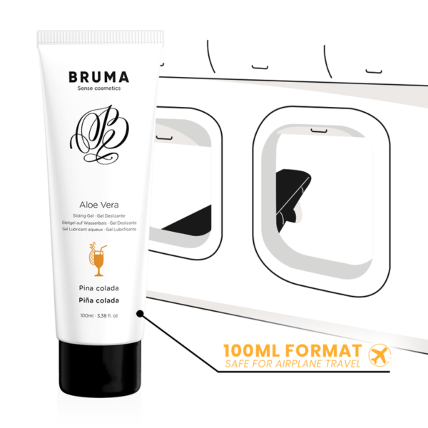 BRUMA - GEL GLISSANT À L''ALOE VERA SAVEUR PINA COLADA 100 ML - – Image 3