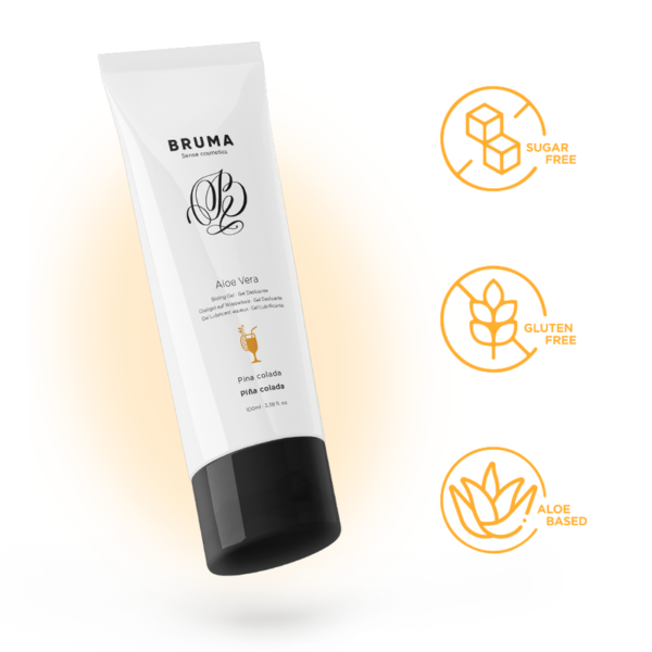 BRUMA - GEL GLISSANT À L''ALOE VERA SAVEUR PINA COLADA 100 ML - – Image 2