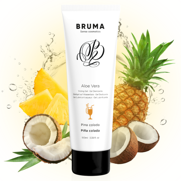 BRUMA - GEL GLISSANT À L''ALOE VERA SAVEUR PINA COLADA 100 ML -