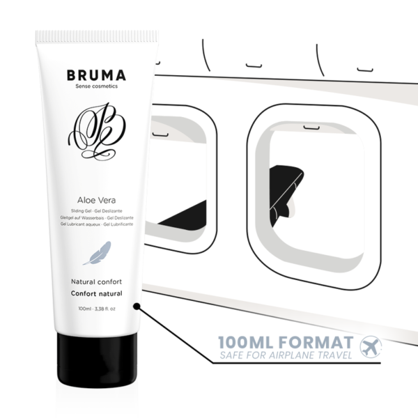 BRUMA - GEL GLISSANT ALOE VERA CONFORT NATUREL 100 ML - – Image 3