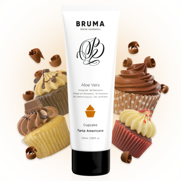 BRUMA - GEL GLISSANT À L''ALOE VERA SAVEUR CUPCAKE 100 ML -
