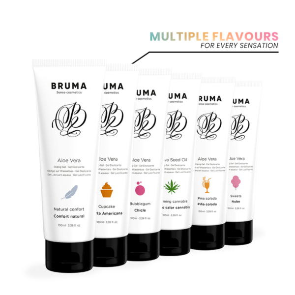 BRUMA - HUILE DE GRAINES DE SATIVA GEL GLISSANT RÉCHAUFFANT SAVEUR DE CANNABIS 100 ML - – Image 7