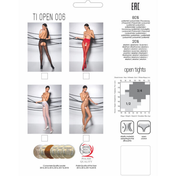 PASSION - TIOPEN 006 COLLANT NOIR 1/2 30 DEN - – Image 4
