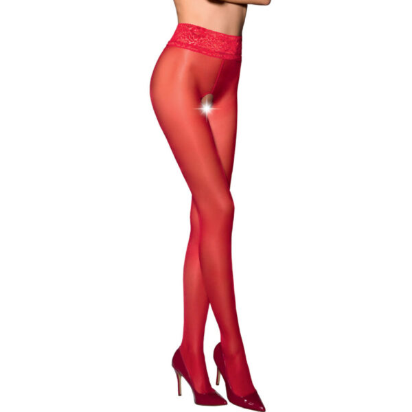 PASSION - TIOPEN 008 COLLANT ROUGE 3/4 30 DEN - – Image 2