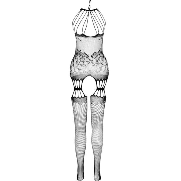 PASSION - BS095 BODYSTOCKING NOIR TAILLE UNIQUE - – Image 6