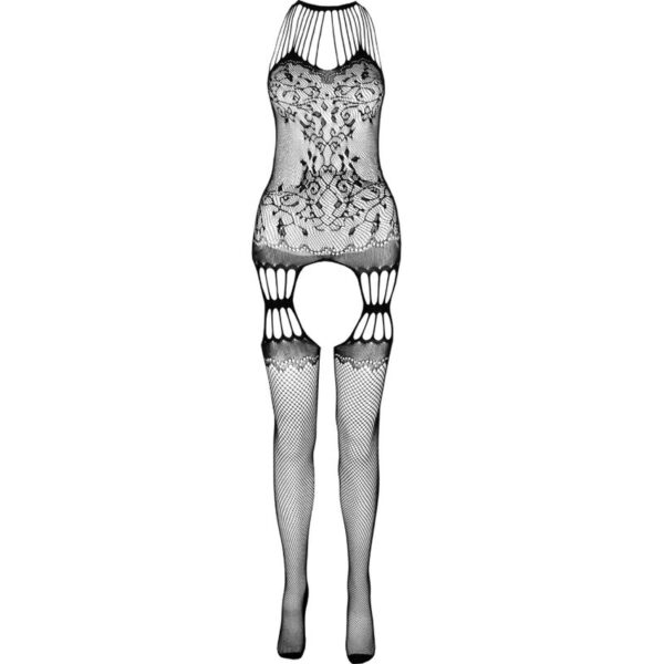 PASSION - BS095 BODYSTOCKING NOIR TAILLE UNIQUE - – Image 5
