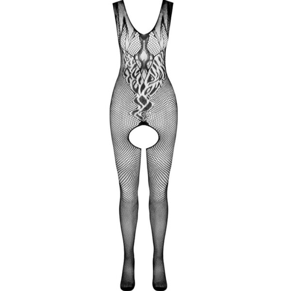 PASSION - BS098 BODYSTOCKING NOIR TAILLE UNIQUE - – Image 5