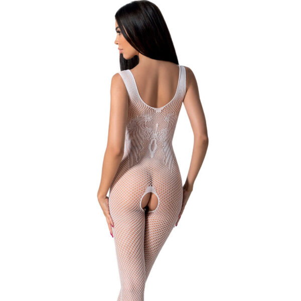 PASSION - BS098 BODYSTOCKING BLANC TAILLE UNIQUE - – Image 2