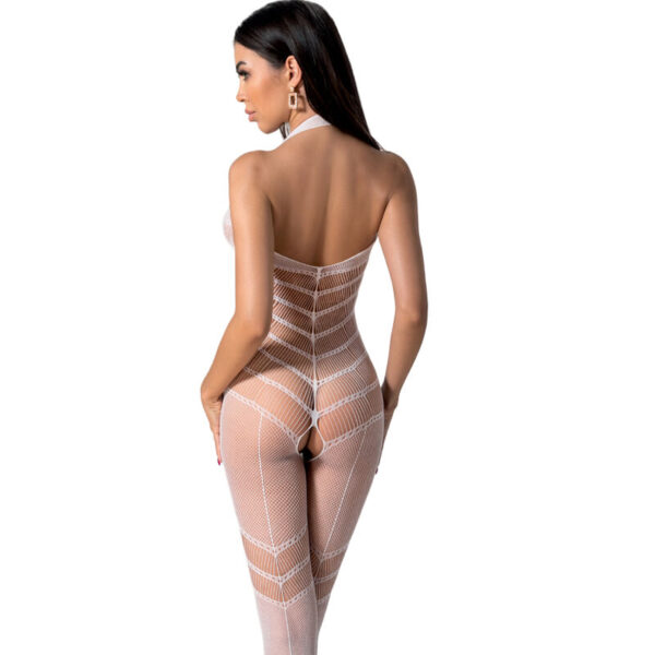 PASSION - BODYSTOCKING BLANC BS100 TAILLE UNIQUE - – Image 2