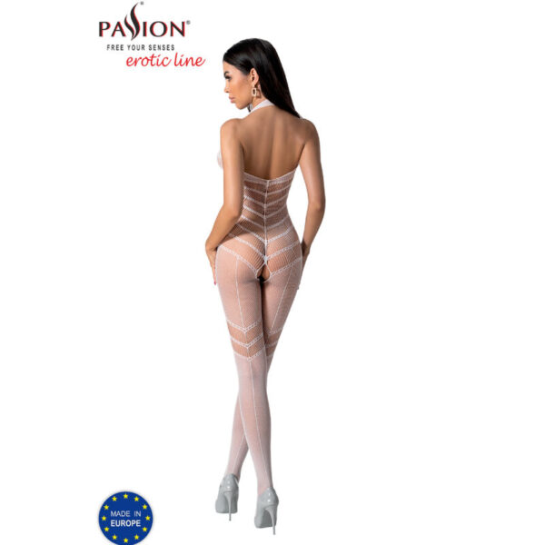 PASSION - BODYSTOCKING BLANC BS100 TAILLE UNIQUE - – Image 4
