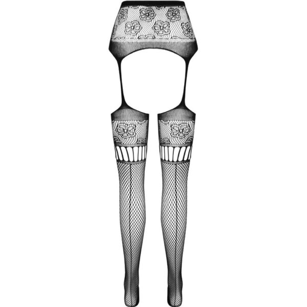 PASSION - COLLANT S030 AVEC JARRETIÈRE NOIRE TAILLE UNIQUE - – Image 6
