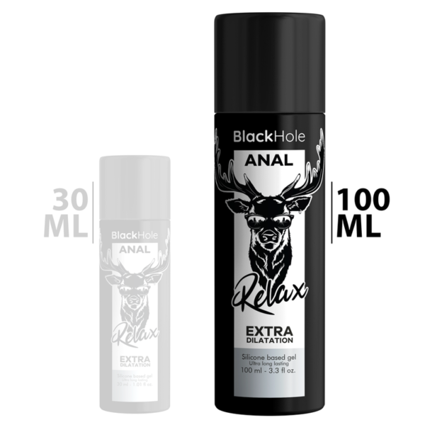 BLACK HOLE - GEL TROU NOIR BASE SILICONE DILATATION ANALE 100 ML - – Image 2