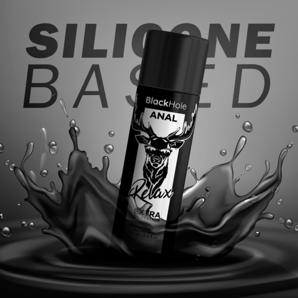 BLACK HOLE - GEL TROU NOIR BASE SILICONE DILATATION ANALE 100 ML - – Image 4