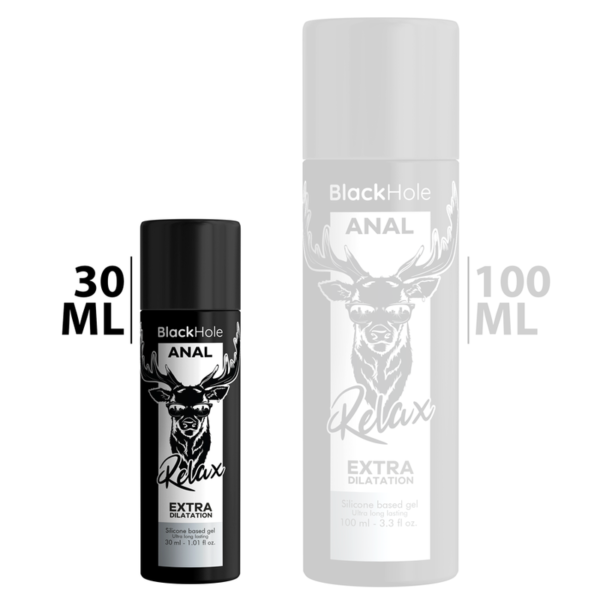 BLACK HOLE - GEL TROU NOIR BASE SILICONE DILATATION ANALE 30 ML - – Image 2