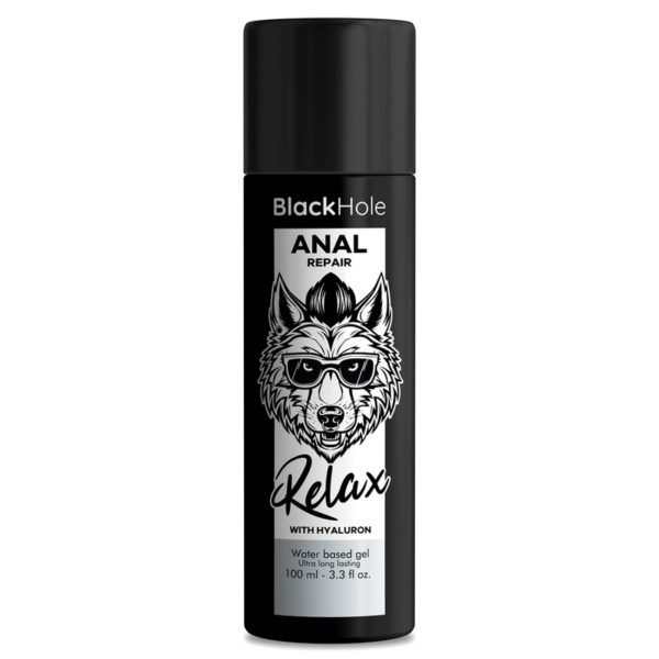 BLACK HOLE - RÉPARATION ANAL À BASE D''EAU RELAX AVEC HYALURON 100 ML -