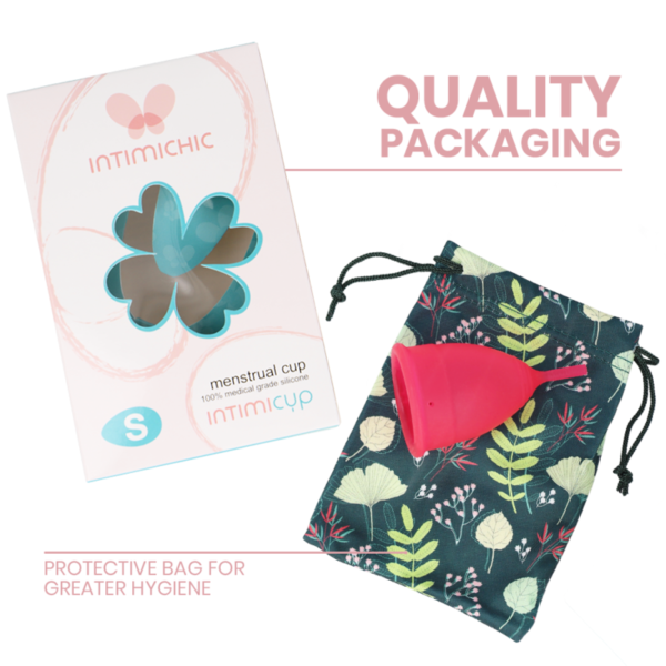 INTIMICHIC - COUPE MENSTRUELLE EN SILICONE MÉDICALE TAILLE S - – Image 5