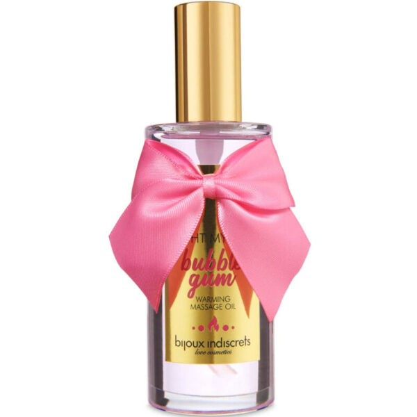 BIJOUX - INDISCRETS HUILE DE MASSAGE LIGHT MY FIRE EFFET CHALEUR SAVEUR GOMME -