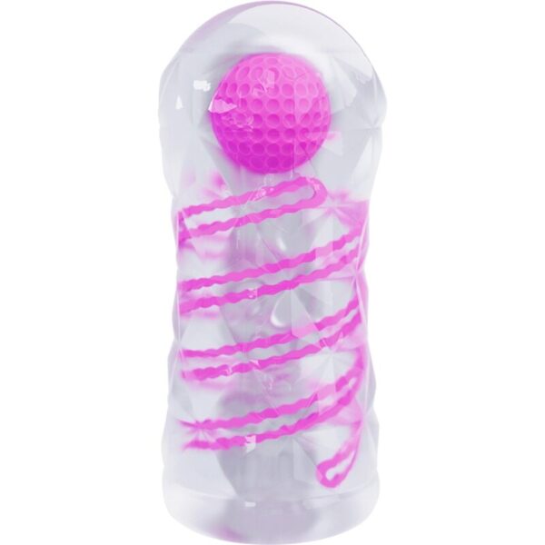PRETTY LOVE - MASTURBATEUR MASCULIN FANTASY AVEC SPIRALE INTERNE ET BALLES TRANSPARENTES - – Image 2